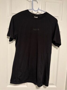 Gymshark Black Short Sleeve Crew T-Shirt with Subtle Logo